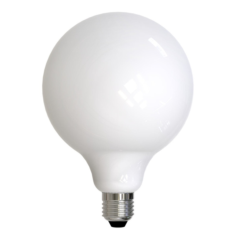 4.5 Watt G40 Milky, 350  Lumens, E26 base, 120 Volt Warm Dim Light Bulb by Bulbrite