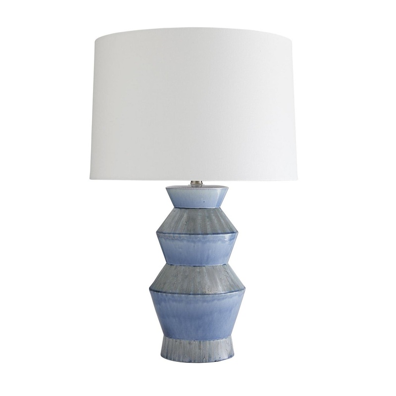 Arteriors 11019-955 Ogden One Light Table Lamp Provincial Blue