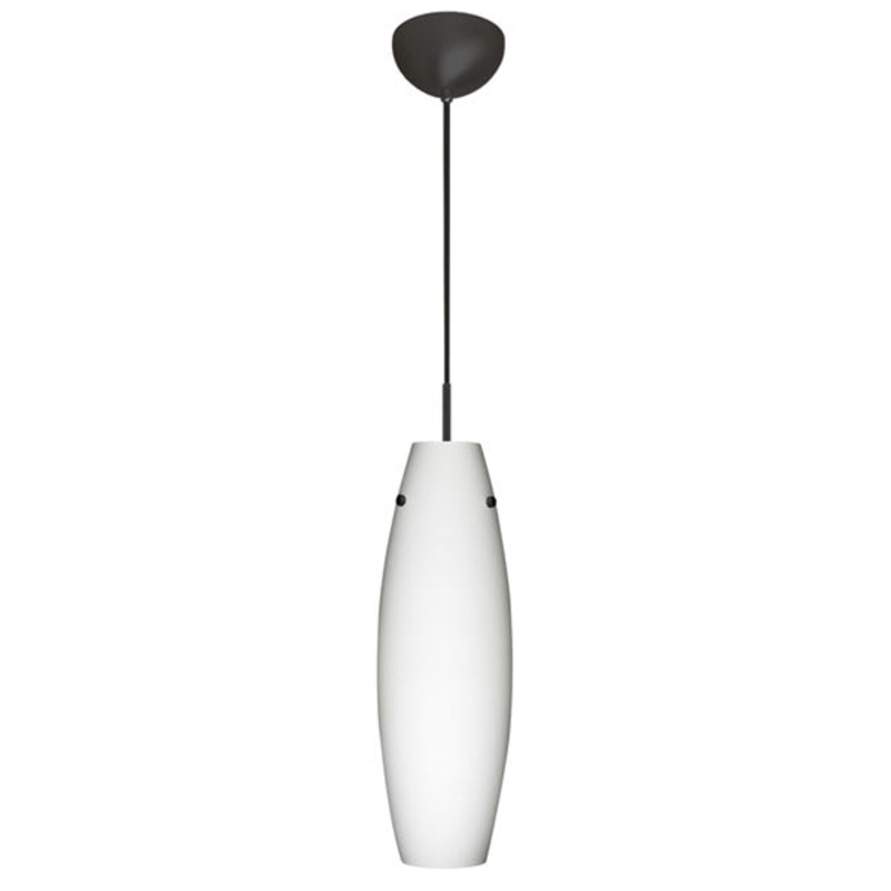 Besa 1VC-412707-BK Tara One Light Pendant Black (Discontinued)
