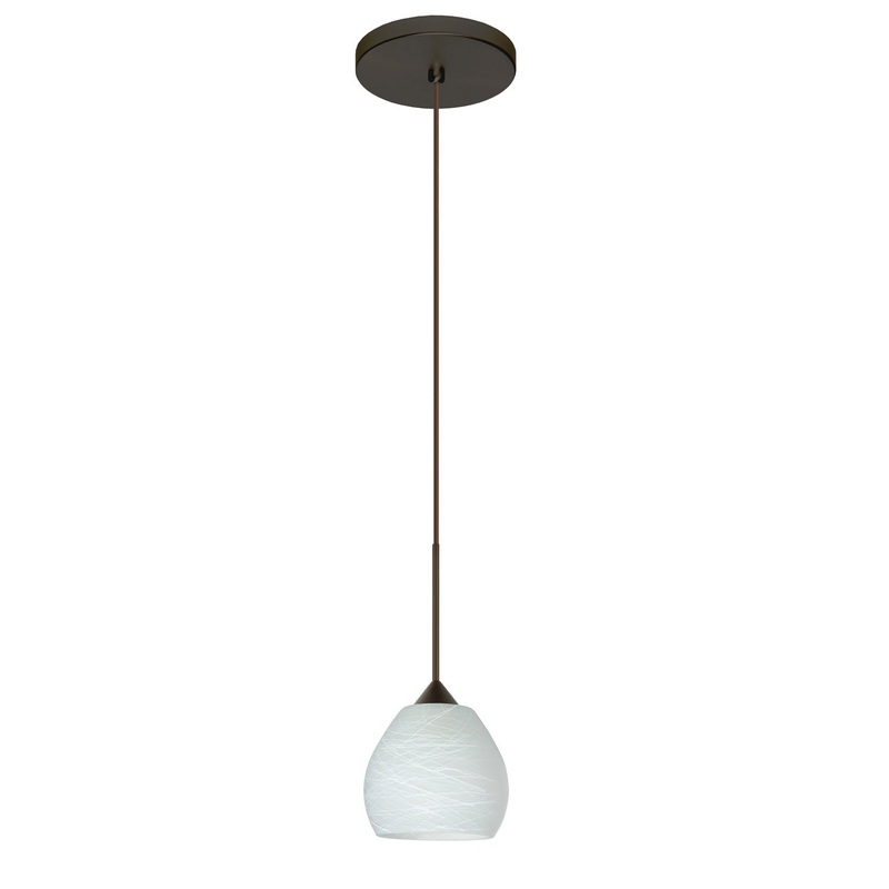 Besa 1XT-560560-LED-BR Tay Tay One Light Pendant Bronze