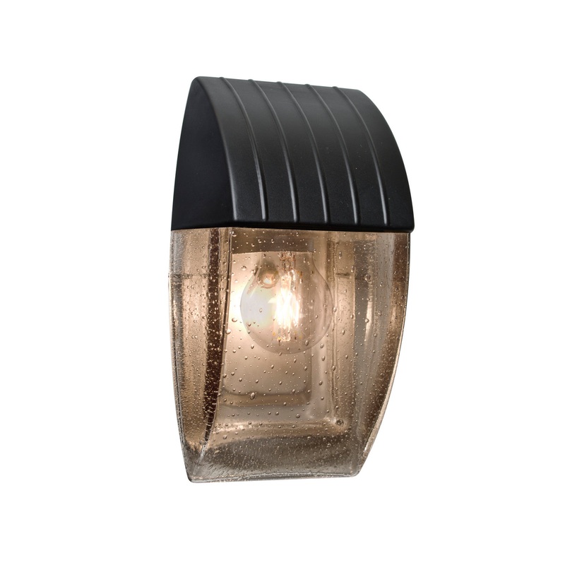 Besa AQUACP-SM-EDIL-BK Costaluz Aqua LED Outdoor Wall Sconce Black