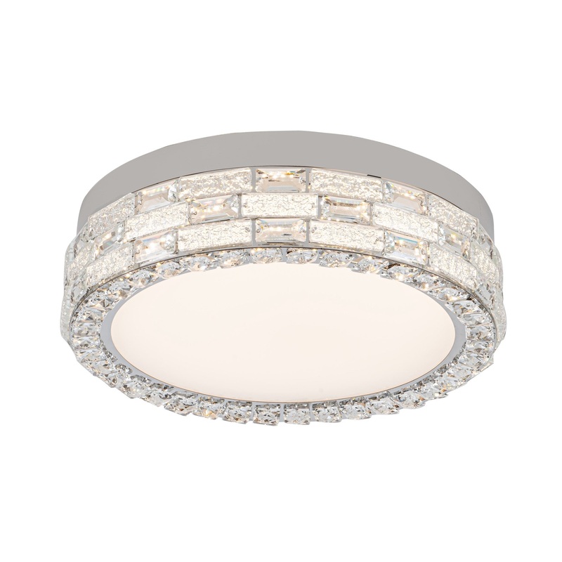 Elegance Flush Mount – Chrome / 19.69