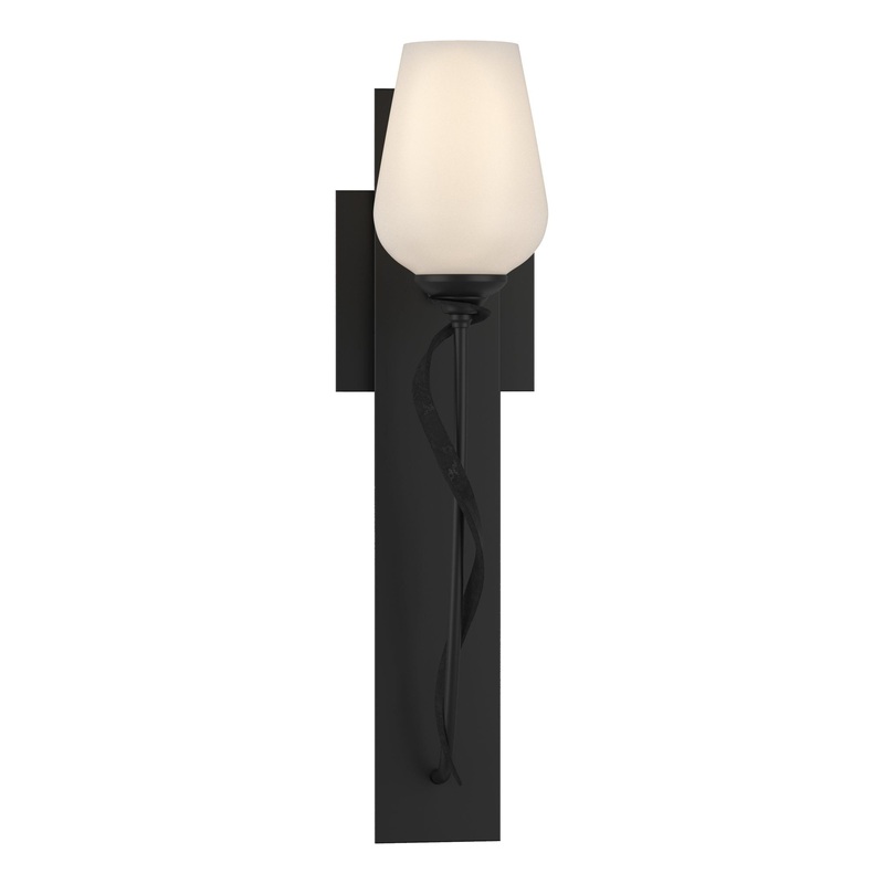 Flora Sconce Black Opal Glass (GG)