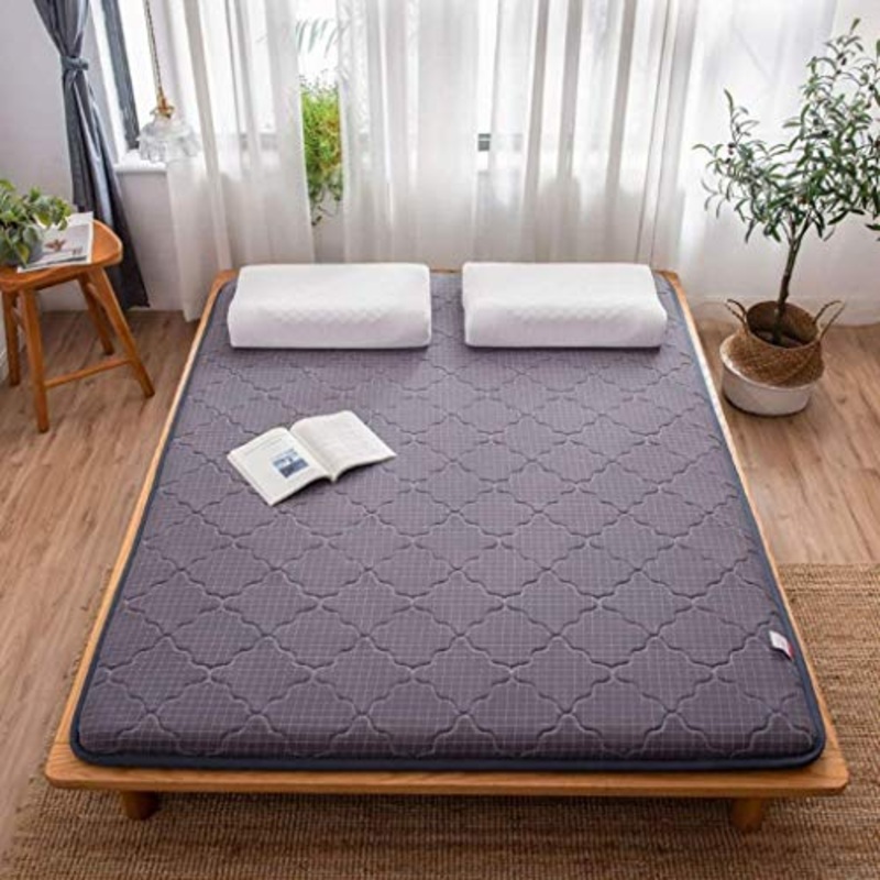 Huan Lenzuola di Cotone di Colore Solido Ispessisce Pieghevole Tatami Tappetino Antiscivolo Qui Seam futon Comodo Materasso Non termoretraibile Student Dormitorio etc-4 Colori facoltativi