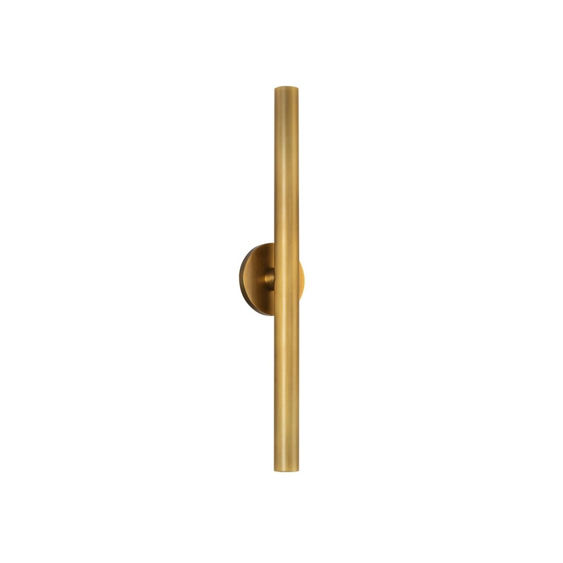LED Wall Sconce from the Mason Collection in Vintage Brass Finish by Kuzco Lighting