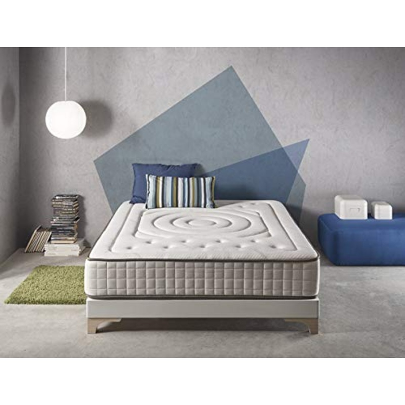 SIMPUR RELAX: Materasso IMPERIAL CASHMEREMemory Foam|alto 25 cm | Con 11 zone differenziate e Rivestimento Cashmere|Grado Rigidit H2-H3|Antiacaro – Anallergico-Antistatico|Grande Confort(160×190)