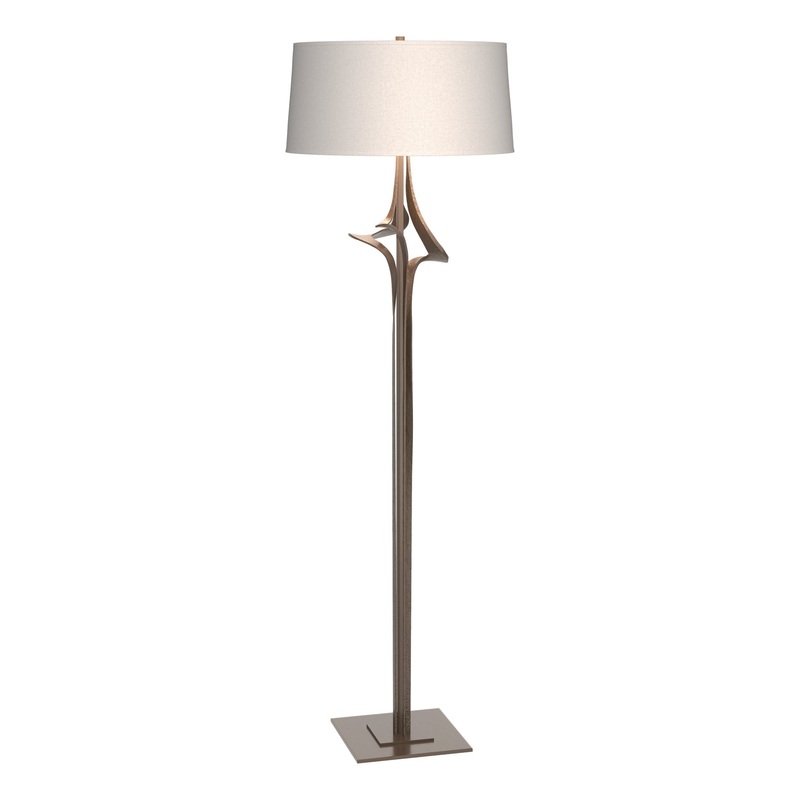 Antasia Floor Lamp Bronze Flax Shade (SE)