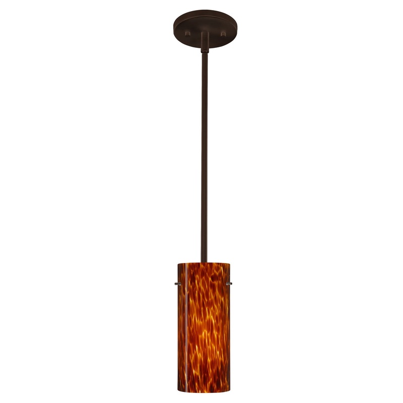 Besa 1TT-412318-BR Stilo One Light Pendant Bronze