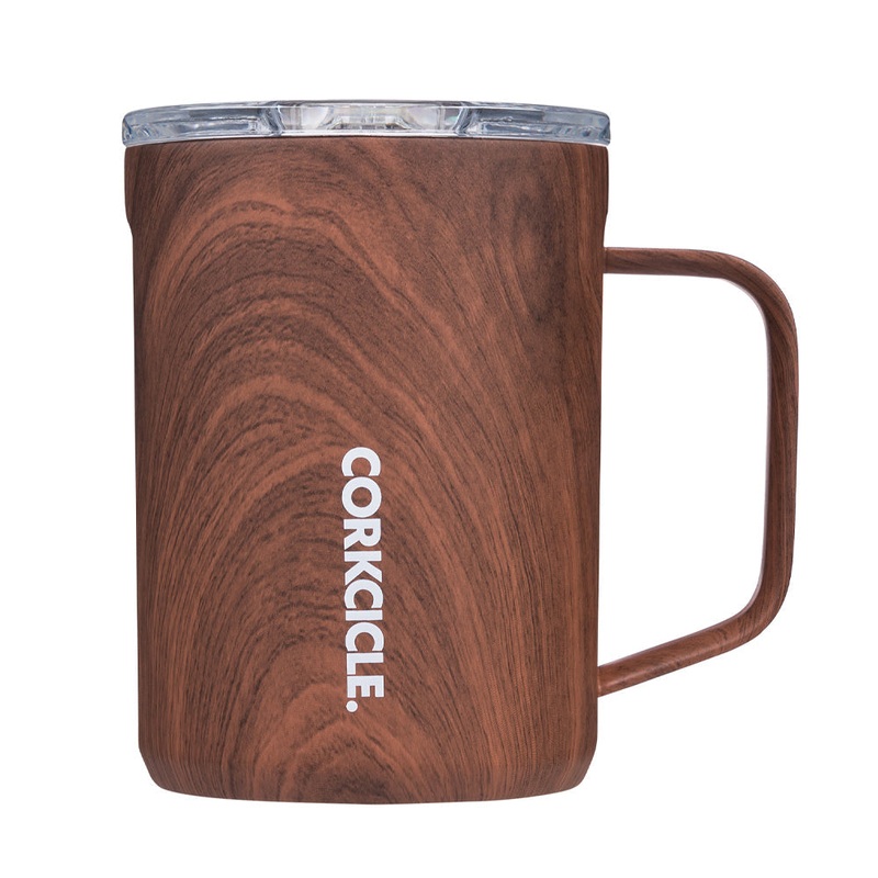 Corkcicle Mug – 500ml Walnut Wood