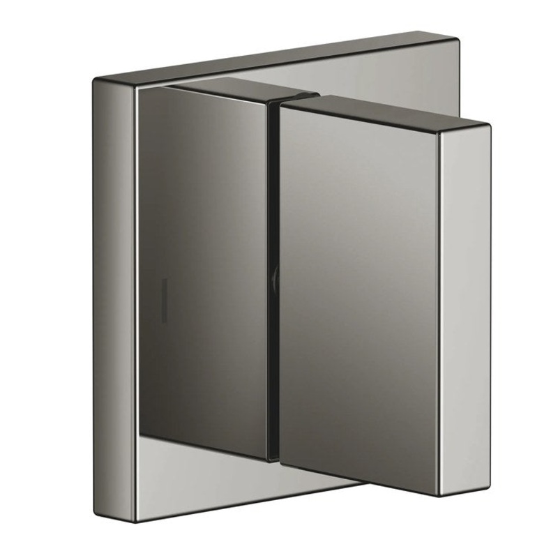 Diverter Trim MEM Wall Mount Concealed Two-Way with Shut-Off Function Dark Chrome 1 Lever