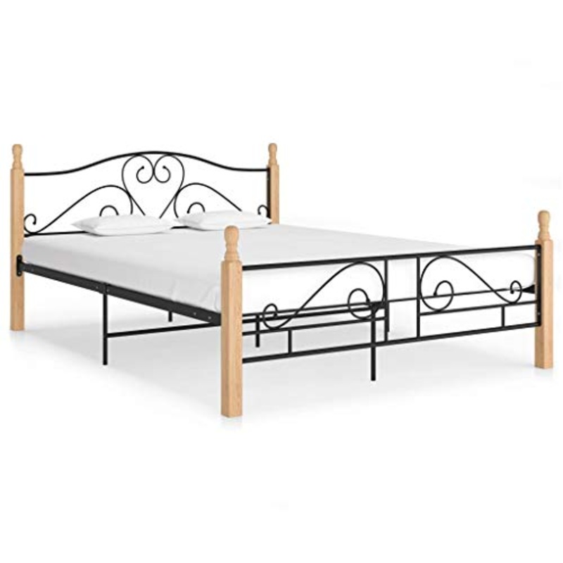 FAMIROSA Giroletto Nero in Metallo 160×200 cm-4943