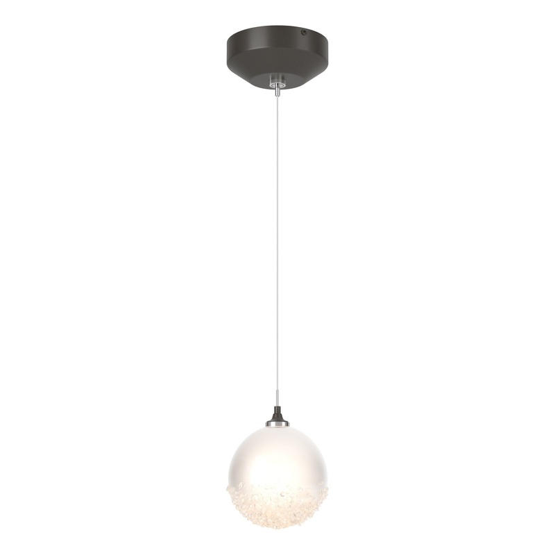 Fritz Globe 1-Light Mini Pendant Dark Smoke