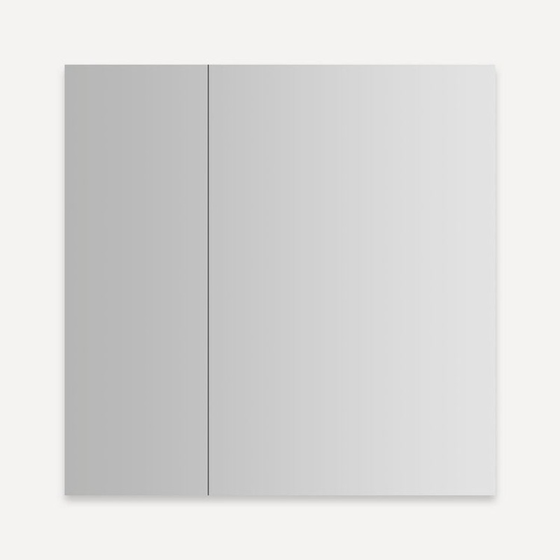 Medicine Cabinet M Series Reserve 30 x 30 x 4 Inch 2 Doors Mirrored Polished Edge/Non-Electric