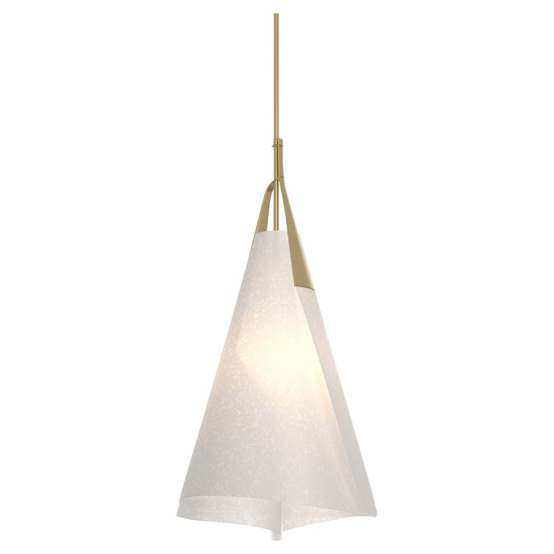 Mobius Tall Pendant Modern Brass