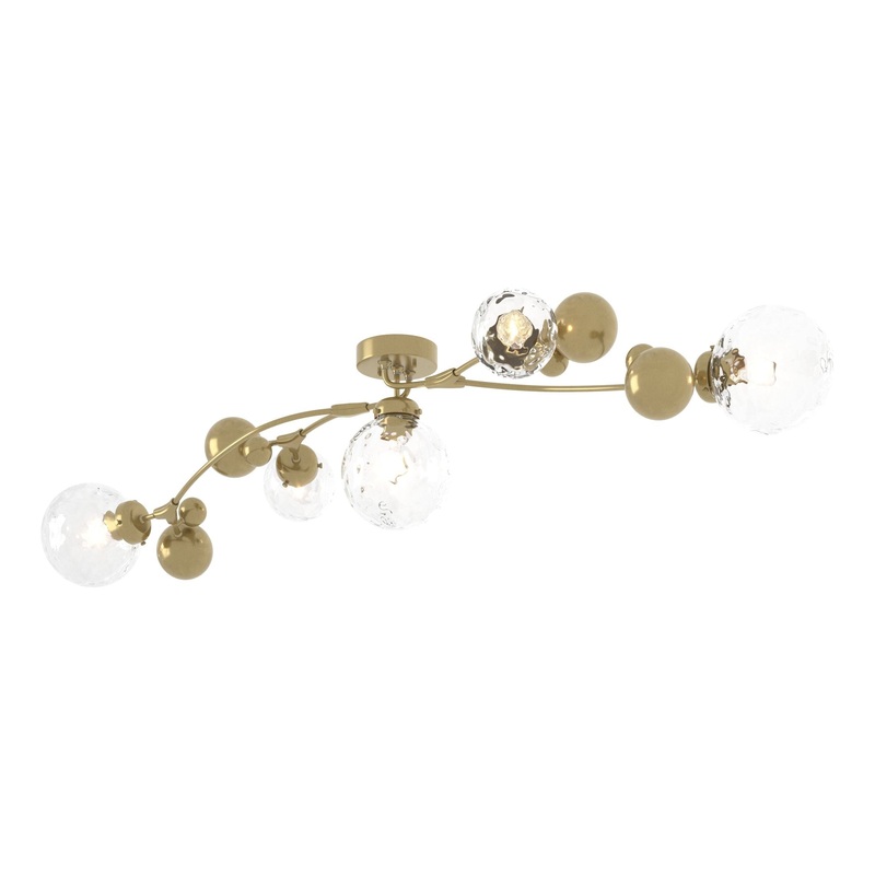 Sprig Semi-Flush Modern Brass Water Glass (LL)