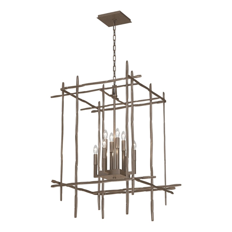 Tura 8-Light Large Chandelier Bronze
