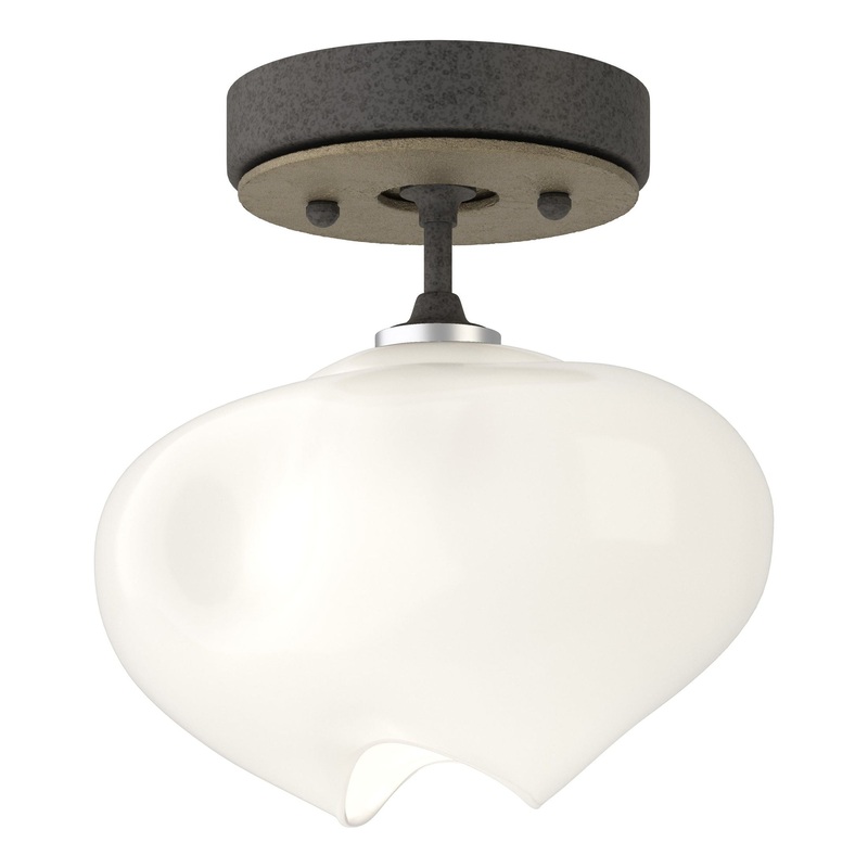 Ume 1-Light Semi-Flush Natural Iron Soft Gold