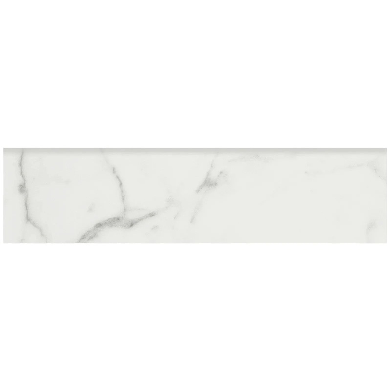3″ x 12″ Bn Mayfair Statuario Honed Bullnose Venato 3″ x 12″ Matte