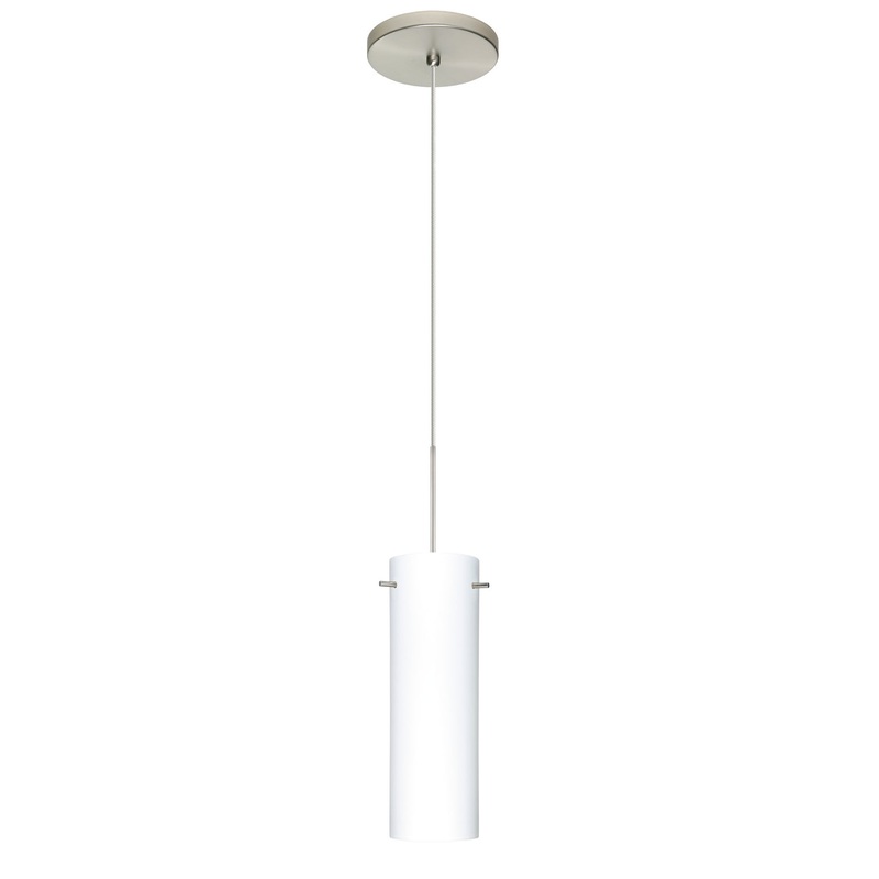 Besa 1XT-493007-LED-SN Copa One Light Pendant Satin Nickel