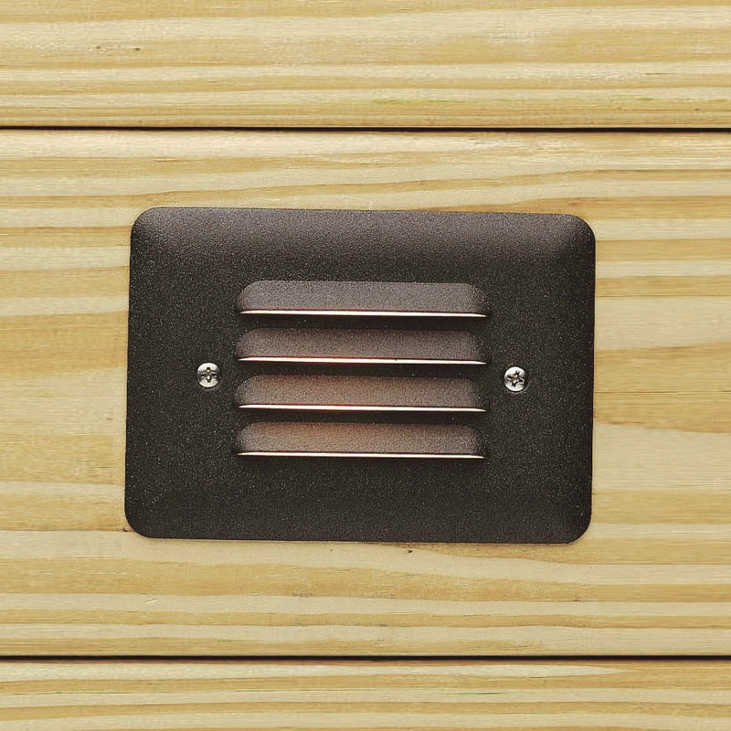 Kichler 15782AZT30R LED Step Light, Textured Architectural Bronze