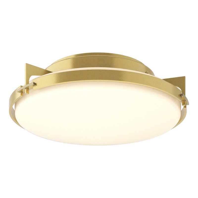 Metra Flush Mount Modern Brass
