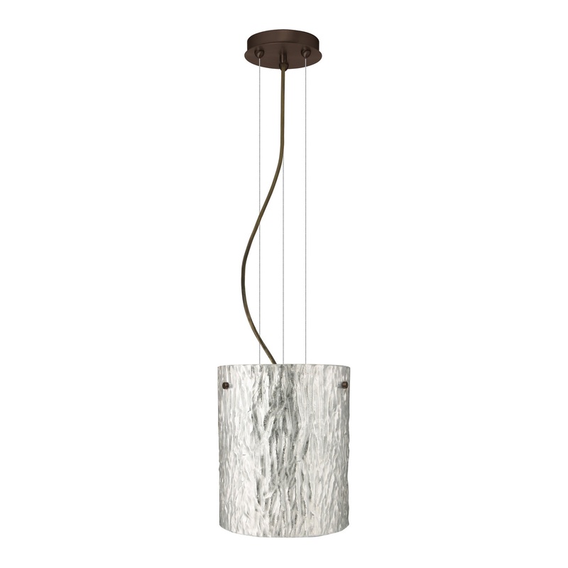 Besa 1KG-4006SS-BR Tamburo One Light Pendant Bronze