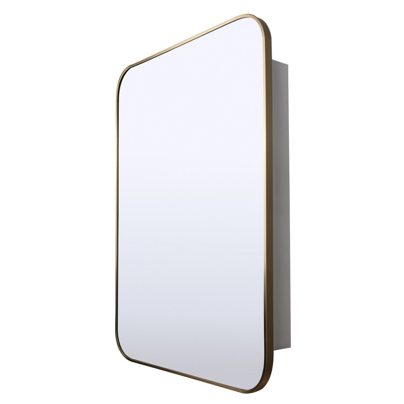 Canarm MCHDC2A2230GD Medicine Cabinet Gold Medicine Cabinet Gold