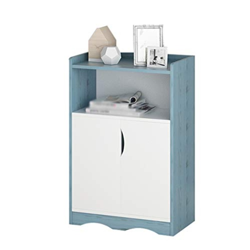 Comodini Decorazione Camera dell’Assemblea Domestica Locker Addensare da Terra Corridoio Studio corridoio di pompaggio Soggiorno Storage Box Multifunzione MUMUJIN (Color : Blue)