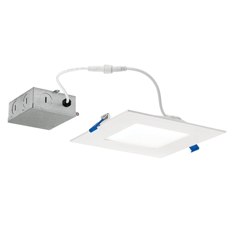 Kichler DLSL06S2790WHT LED Downlight, Textured White