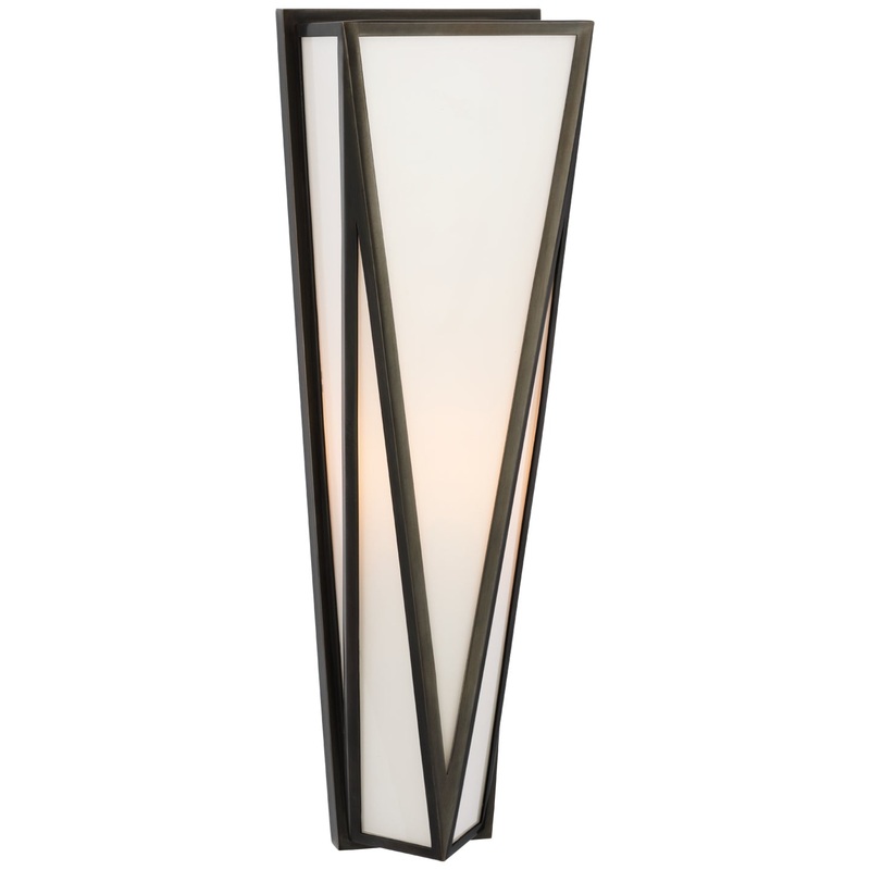 LED Wall Sconce from the Lorino Collection in Bronze Finish by Visual Comfort Signature