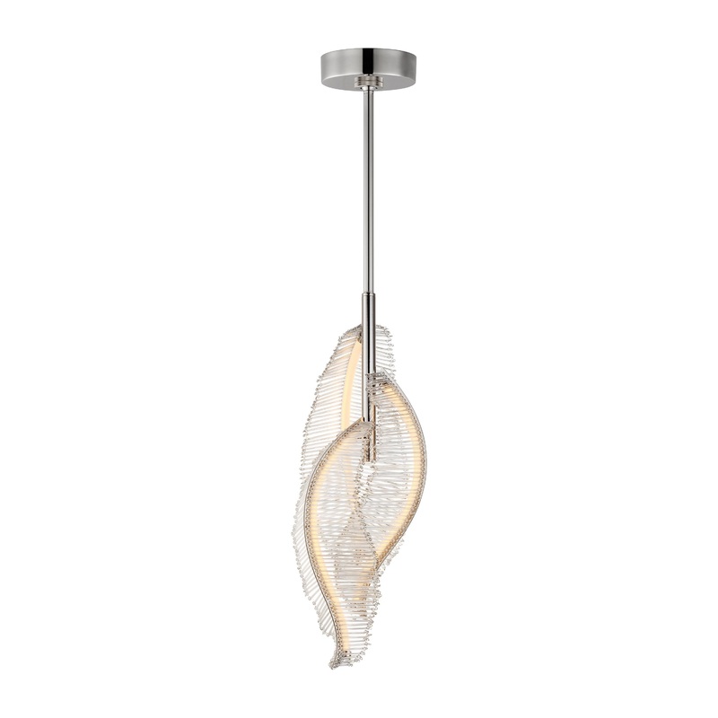 Lillet 3-Light LED Pendant Polished Nickel