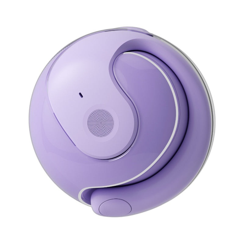 Purple WG-05 New OWS Bone Conduction Bluetooth Earphones with AI Translation – Non-In-Ear Sports Design