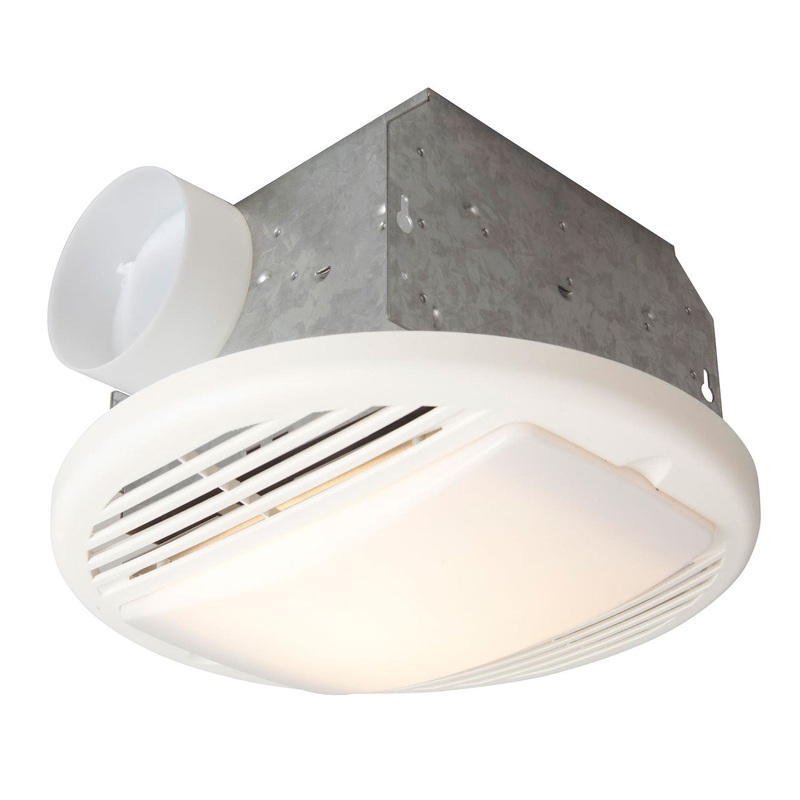 Craftmade TFV70L Builder Ventilation Ventilation Fan / Light Combination from the Ventil White (Discontinued)