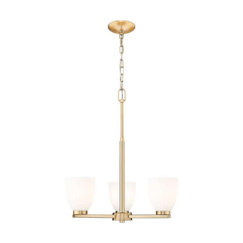 Naya 3-Light Chandelier Modern Gold