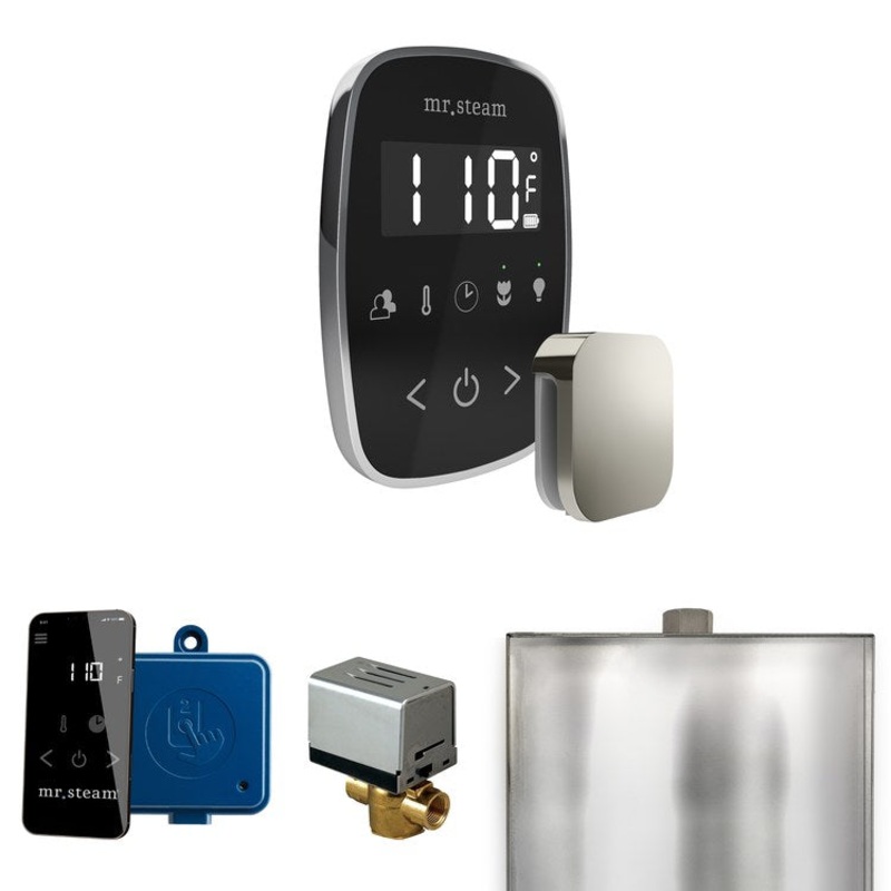 Steam Kit ButlerFlex Black/Polished Chrome Control Package for MS90 to MSSUPER3