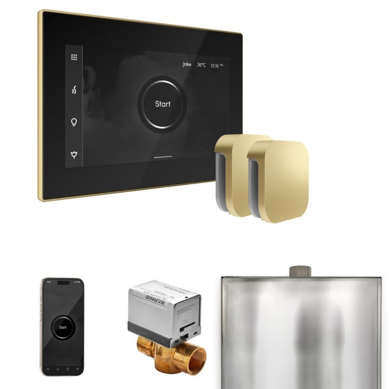 Steam Kit xButler Max Black/Satin Brass Control Package for MS4/MS5/MX6