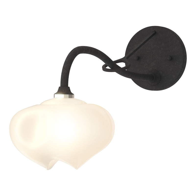 Ume 1-Light Long-Arm Sconce Black