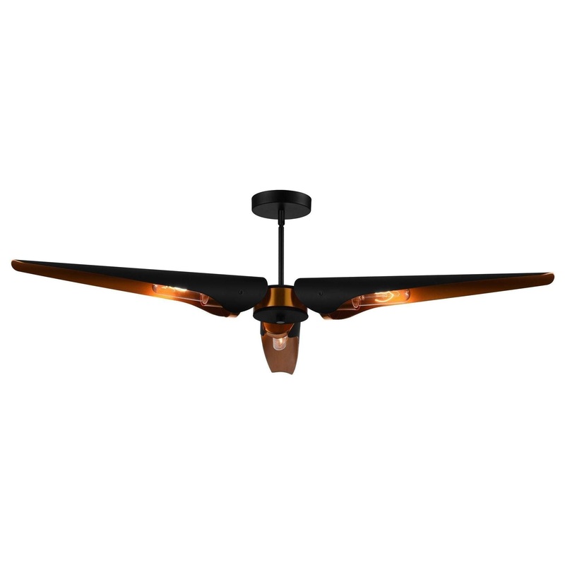 Amar Chandelier Matte Black