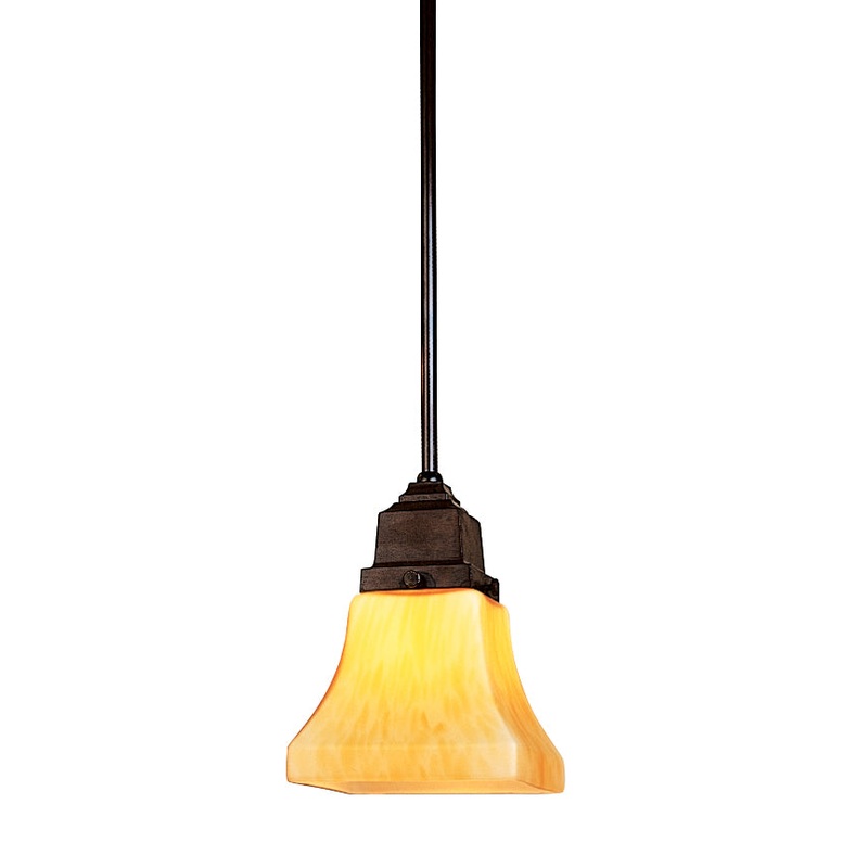 Arroyo RSH-1-BZ Ruskin One Light Pendant Bronze