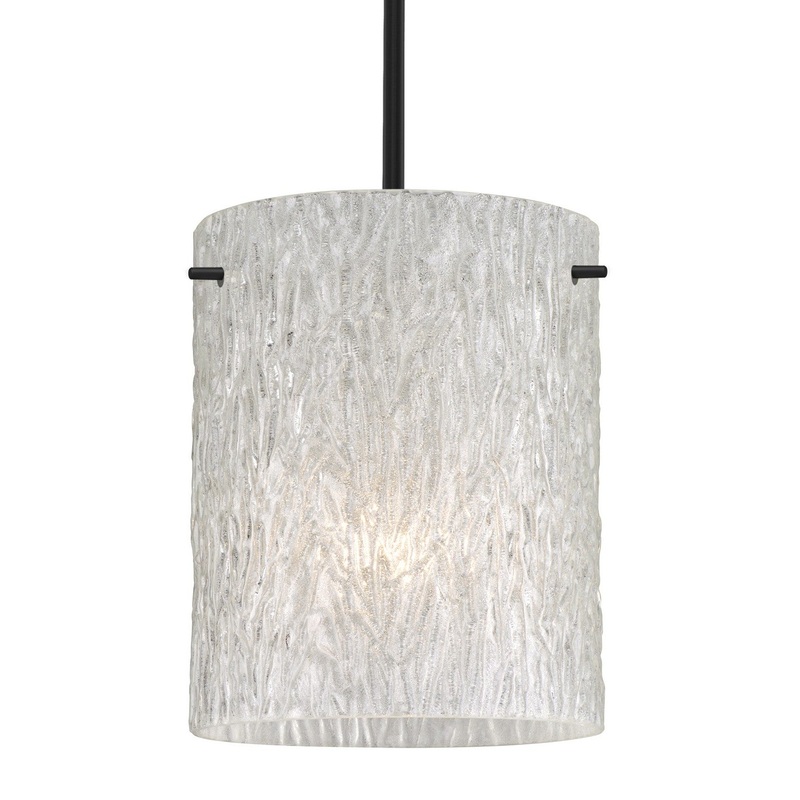 Besa 1TT-4006GL-LED-BK Besa Tamburo 8 Stem Pendant LED Pendant Black