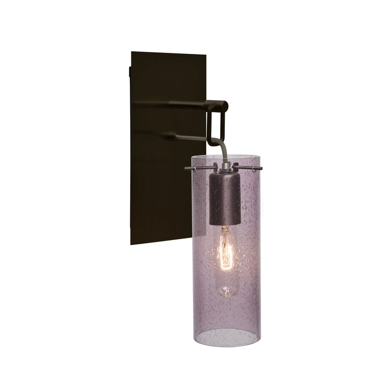 Besa 1WP-JUNI10PL-BR Juni One Light Wall Sconce Bronze