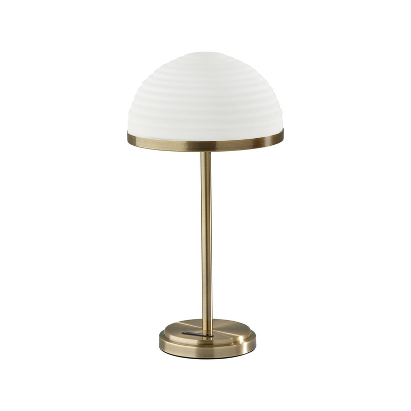 Juliana LED Table Lamp with Smart Switch Antique Brass