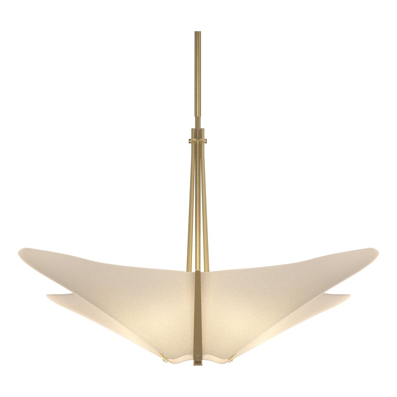 Kirigami 4-Light Pendant Modern Brass