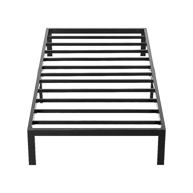Single Full Metal Bed Frame Base  Sturdy Steel Bed Base for Australian Mattress