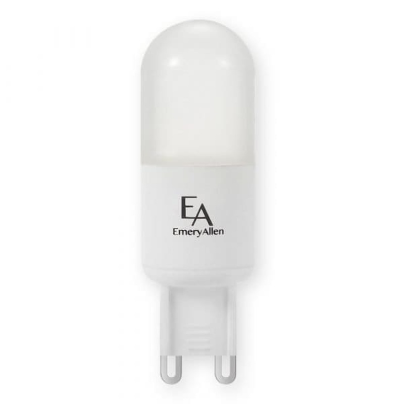 5.0W G9 Cob Warm To Dim Replacement Lamp W/ Op Lens, Input Voltage 120V Ac, 5.0W/450 Lumens, Cri>90, Cct 1800-2700K LED Miniature Lamp by Emery Allen