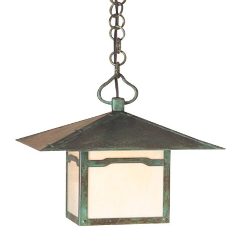 Arroyo MH-12CLOF-VP Monterey One Light Pendant Verdigris Patina