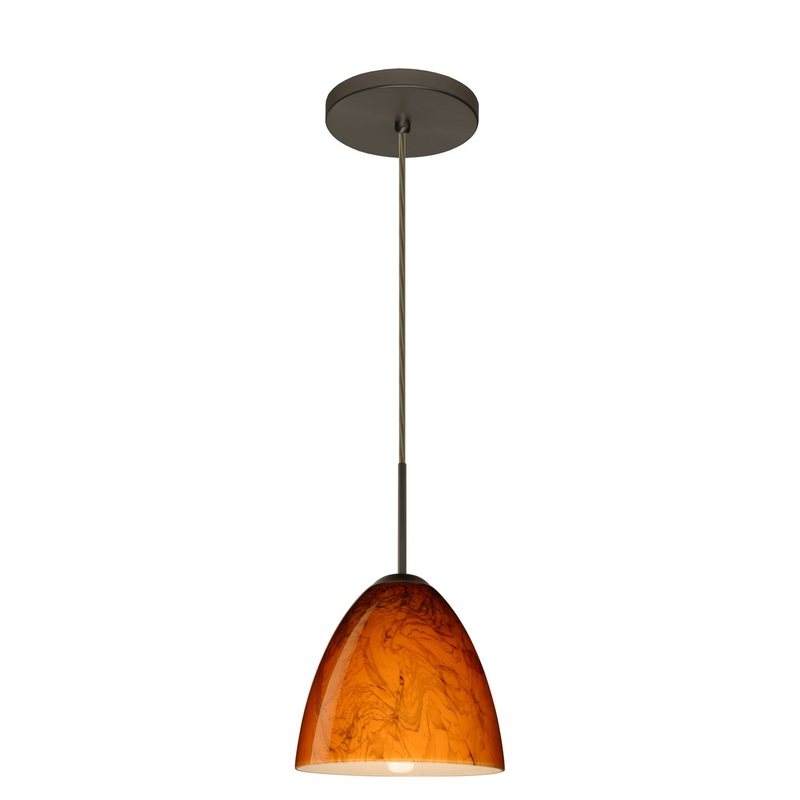 Besa 1JT-4470HB-LED-BR Vila One Light Pendant Bronze