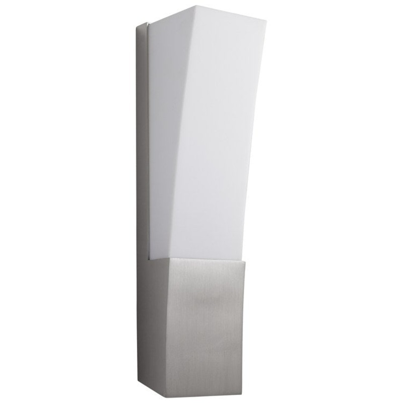 Crescent Single-Light Wall Sconce – Satin Nickel