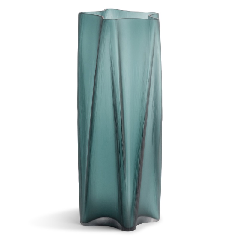 Eric Vase Teal Glass