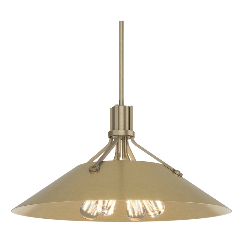 Henry Pendant Soft Gold Modern Brass